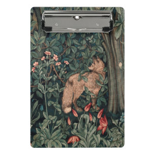 Mini Prancheta William Morris Greenery Fox Willife