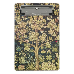 Mini Prancheta William Morris Tree Of Life Vintage Pre-Raphaelite