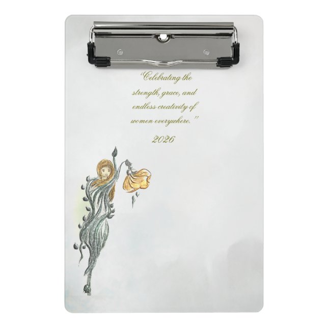 Mini Prancheta Women: Nature’s Quiet Power,  clipboard  (Frente)