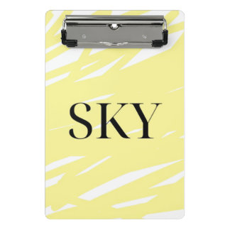 Mini Prancheta Yellow Sky Clipboards
