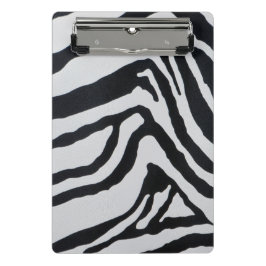 Mini Prancheta Zebra stripe pattern