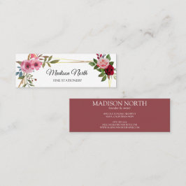 Mini Radiant Bloom | Cartão de visita floral