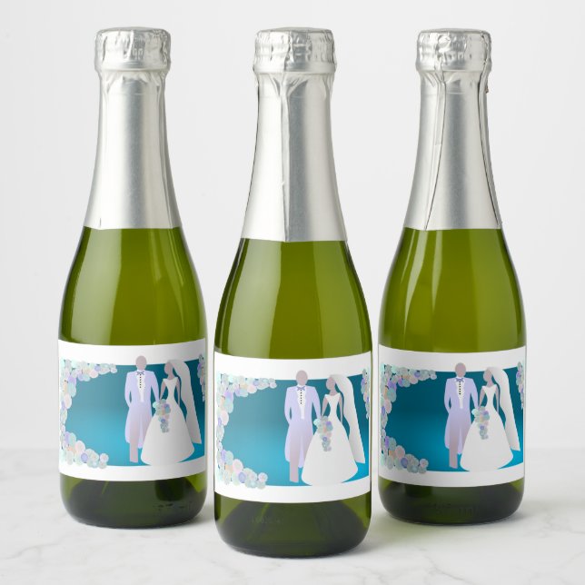 Mini rótulo de vinho espumante! (Garrafas)