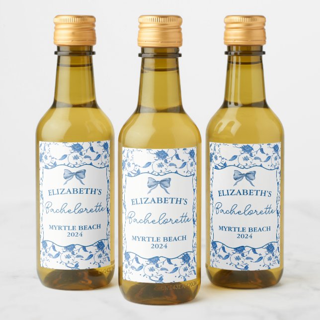 Mini Rótulo de Vinho Personalizado Avó Costeira (Garrafas)