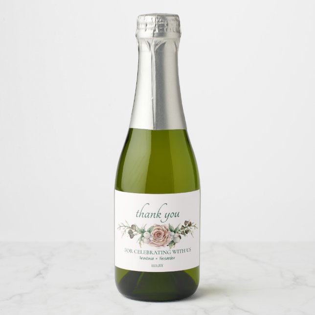 Mini Rótulos De Garrafas De Vinho Espumante Obriga (Frente)