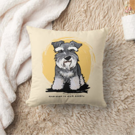 Mini Schnauzer KiniArt Almofada de Acabamento