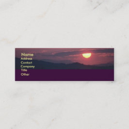 Mini Sunshine Cartão de visita