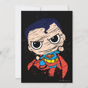 Mini Superman Sketch - Voando