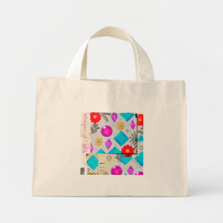 Mini Sussurro de Luz – Bolsa Pequena Tote com Padrão de