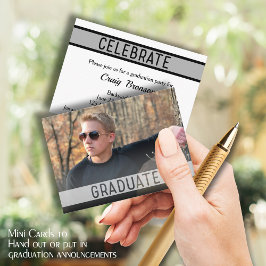 MINI Tamanho 3,5" X Cartões de Convite para Fotogr