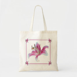 Mini Tiny Bolsa Stargazer Lily com seu nome