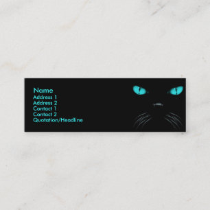 Mini Vaia - cartão de visita de água-marinha