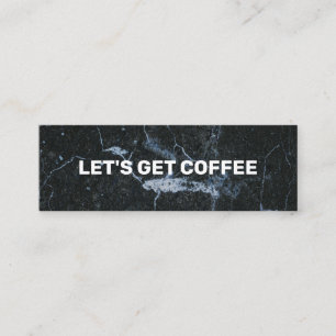 Mini Vamos de Cartão de visita de Café