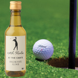 Mini Vinho Personalizado 19º Buraco (10) Golf Mini
