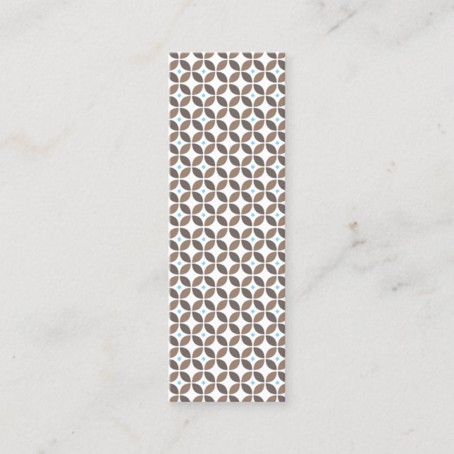 Mini VINTAGE GLAMOR Slim Cartão de visita (Frente)