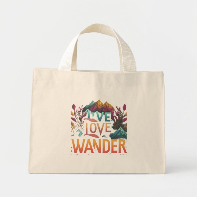 Mini Viva, Ame, Vague – Bolsa Tiny Tote (Frente)