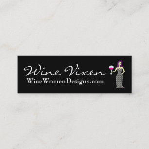 Mini Vixen do vinho, cartão de visita de