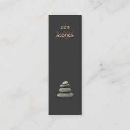 Mini Zen Stones Cartão de visita