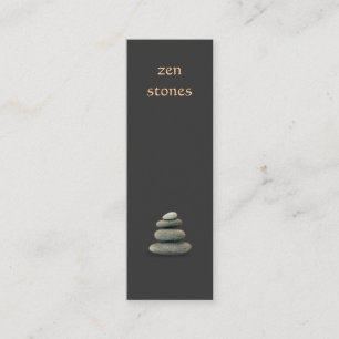 Mini Zen Stones Cartão de visita
