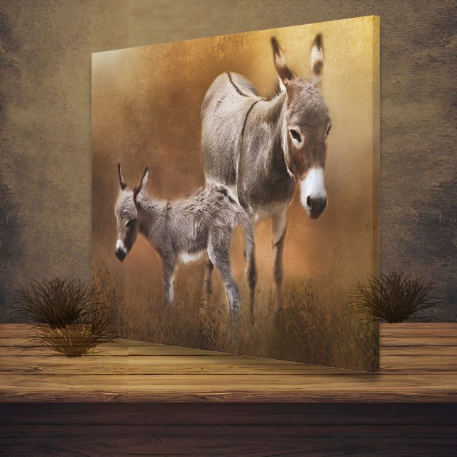 Miniatura Donkey com Canvas Colt (Criador carregado)