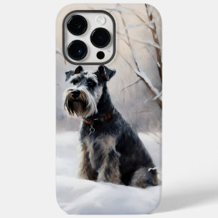 Miniature Schnauzer Deixe Nevar Natal