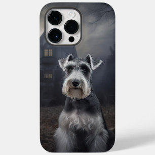 Miniature Schnauzer Halloween Assustador