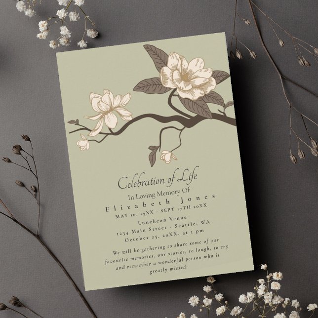 Mínima Celebração da Magolia da Vida Funeral (Criador carregado)