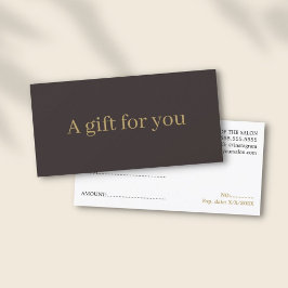 Mínima Elegante Faux Dourada Bela Preta da Costa d