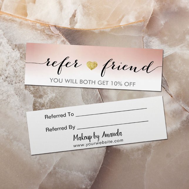 Mínima Elegante Referência Dourada de Rosa Cardíac (Criador carregado)