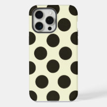 Minimal Black Polka Dot Pattern
