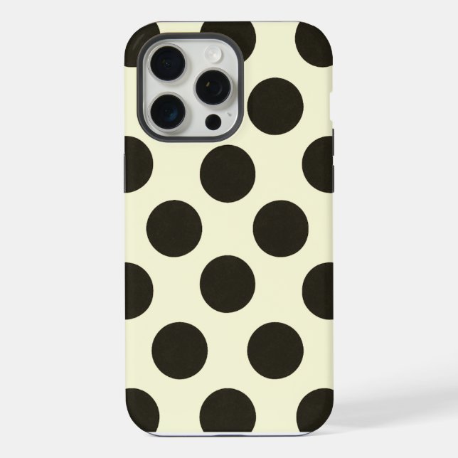 Minimal Black Polka Dot Pattern (Verso)