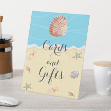 Minimal Blue Ocean Summer Wedding Cards and Gifts 