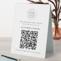 Minimal Business Logo Scan QR CODE