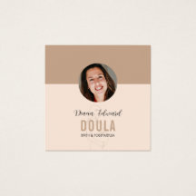 Minimal Doula Identity Photo Design in Soft Beige