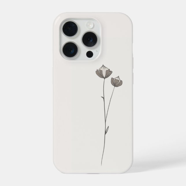 Minimal Flax Phone Case (Verso)