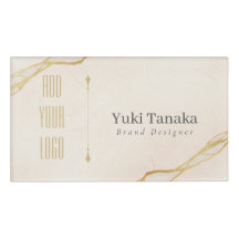 Minimal Name Badge | Elegant Magnetic Acrylic Name