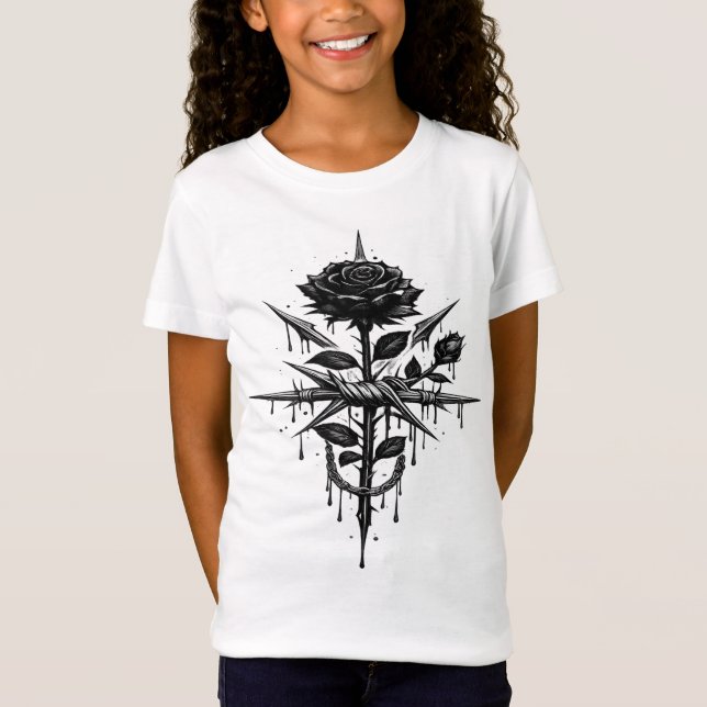 Minimal Paris Stripe Aesthetic T-Shirt (Frente)