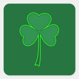 Minimal Shamrock St Patrick’s Day - Autocolante
