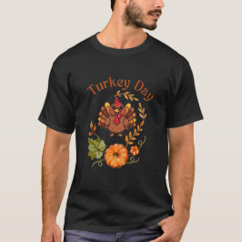 Minimal Turkey Thanksgiving T-Shirt – Modern Fall 