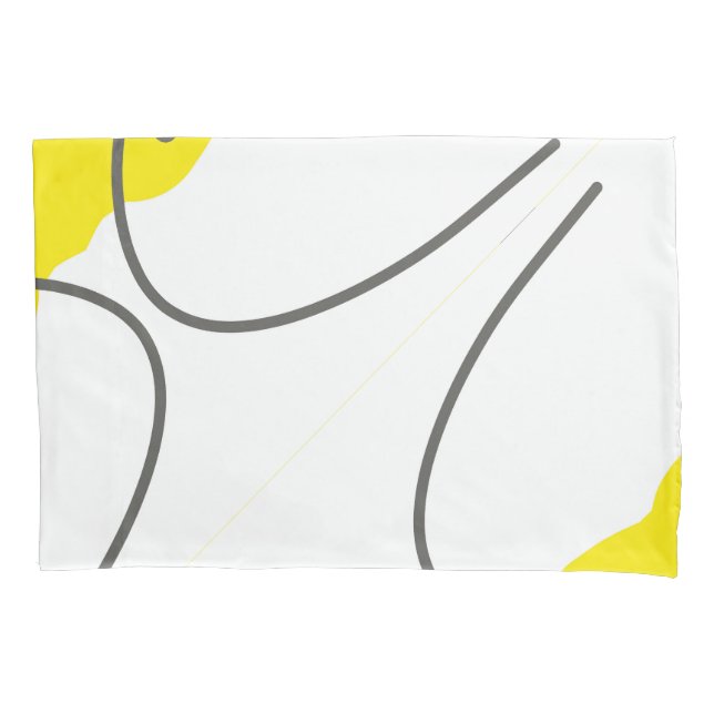 Minimalismo branco das Cinzas amarelas da abstrato (Frente)