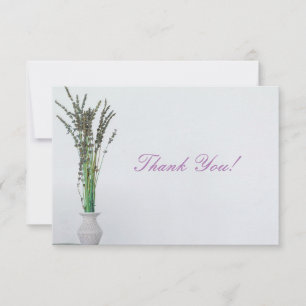 Minimalismo lavanda Vase Obrigado Placa Simples