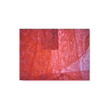Minimalismo vermelho Impressão em tela esticada, V
