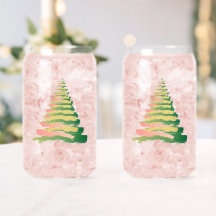 Minimalist Brushstroke Christmas Tree