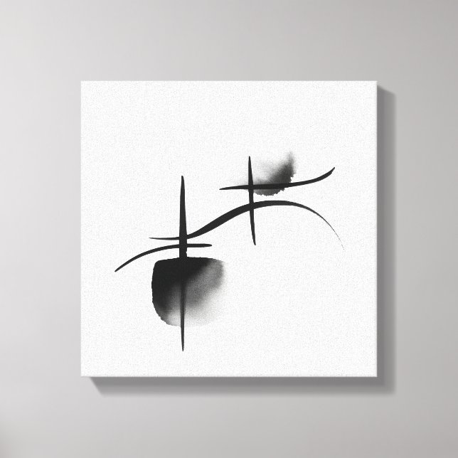 Minimalist Echoes | Premium Wrapped Canvas (Frente)