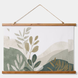 Minimalist Eco Wall Art | Wooden Tapestry Décor
