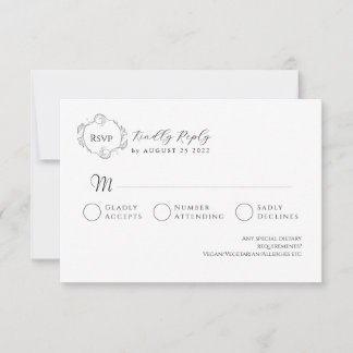 Minimalist Elegant RSVP Card