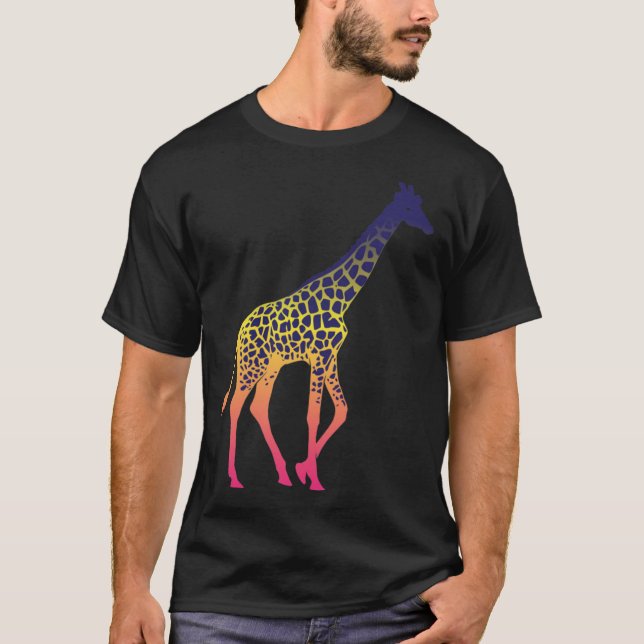 Minimalist Giraffe Classic T-Shirt (Frente)