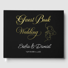 Minimalist Line Art Couple illustration Wedding