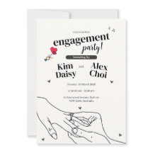 Minimalist Proposal Elegant Invite | Engagement