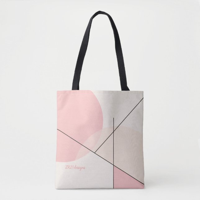 Minimalist Sakura – Chic & Customizable Tote Bag (Frente)